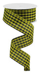 1.5"X10yd Woven Gingham Check ,RGA121157