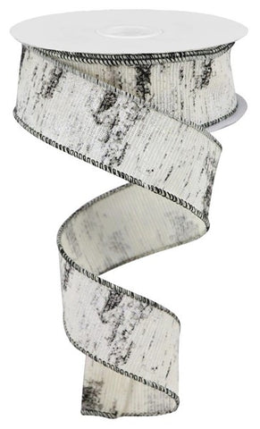 1.5"X10yd Birch Bark On Cotton