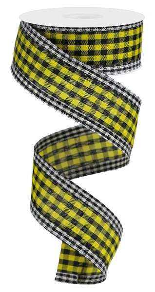 DESCRIPTION 1.5" x 10 YD GINGHAM CHECK/EDGE