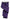 2.5" X 10Yd Glitter Check black and purple