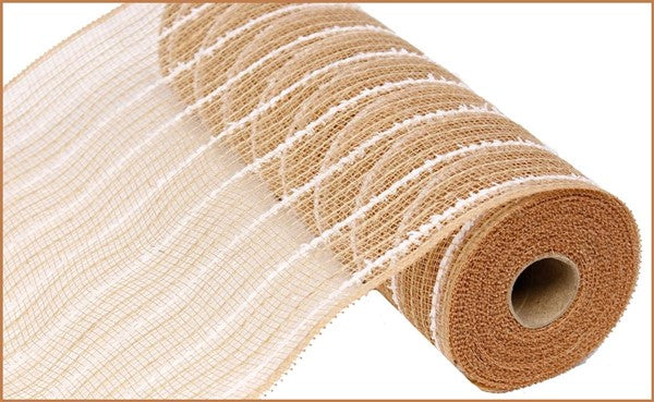 10.5"X10yd Cotton Drift/Poly/Jute Mesh