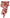 2.5" X 10 YD Polka Dot / Burlap Natural/ Fuchsia ribbon