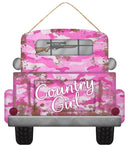 12" x 11.5" Country girl Camo truck