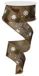1.5"X 10 yd Deer W/Trees/Royal Tan/Brown//Green