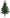 24" Pine Cemetery Tree W/4"Plastic Spike