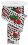 2.5"X 10 yd Merry Christmas/Truck/Drift