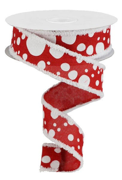 1.5"X 10 yd Irregular Dots W/Drift