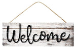 15"L X 5"H Welcome Sign