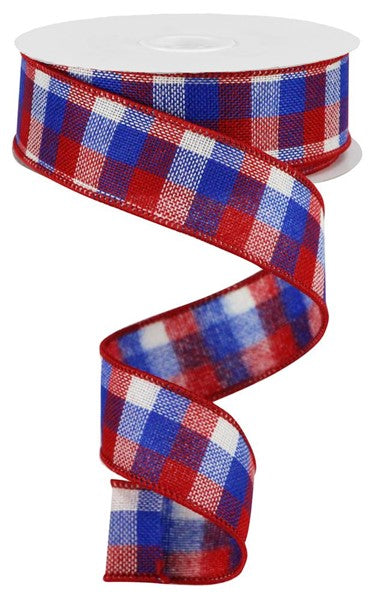 1.5"X 10 yd Reverse Flannel Mini Check