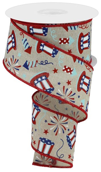 2.5"X 10 yd Uncle Sam/Fireworks/Royal