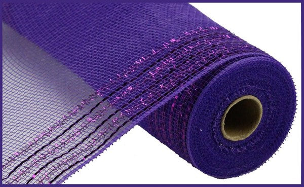 10.5"X 10 yd Tinsel/Foil Wide Border Mesh