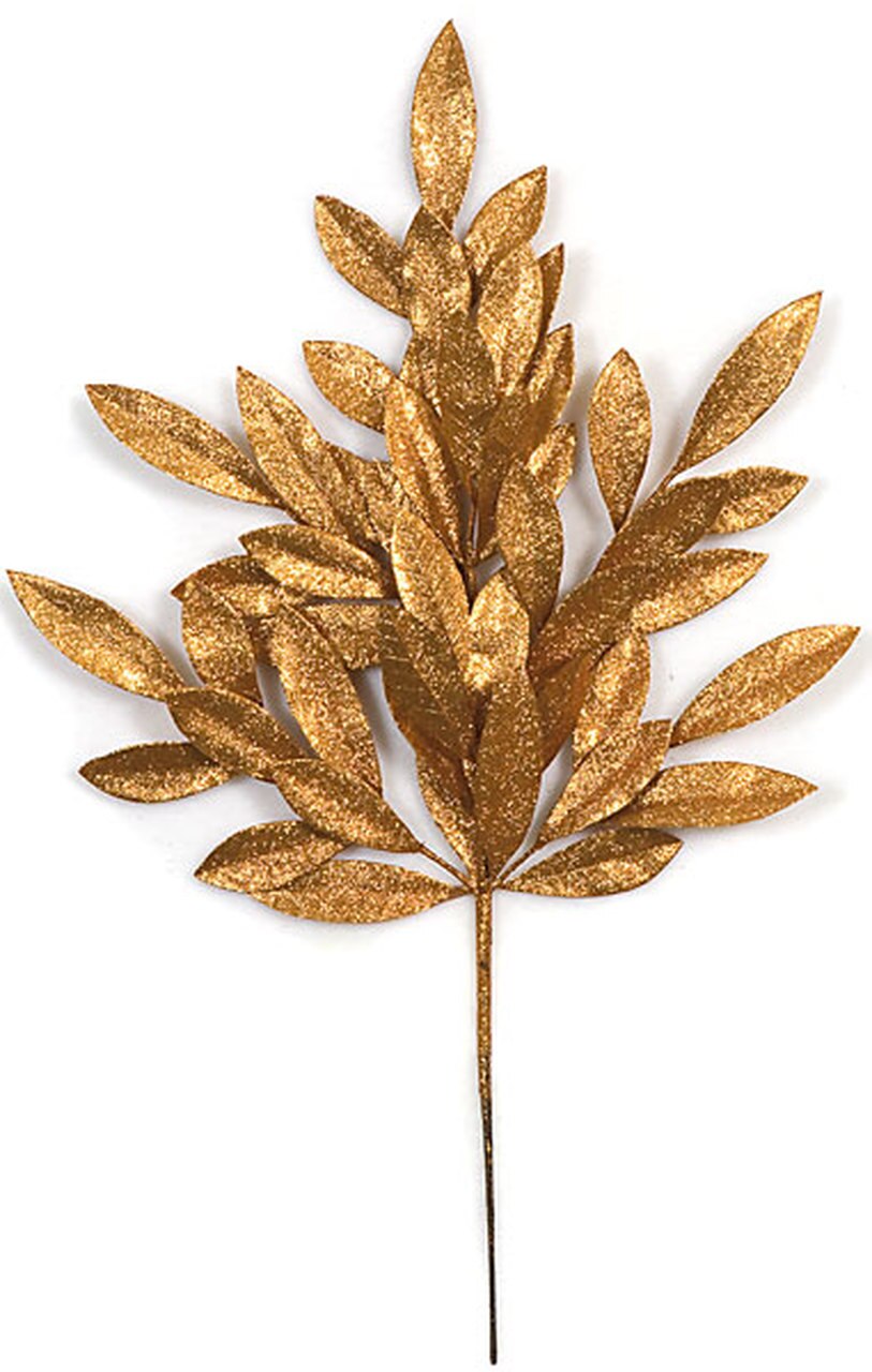23" Bay leaf spray Copper