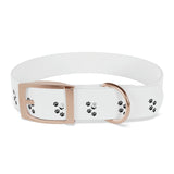 Paw print Dog Collar