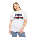 Stars and stripes Unisex Heavy Cotton Tee , Patriotic t shirt