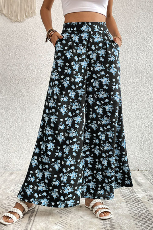 Floral Pocket Culottes