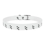 Paw print Dog Collar