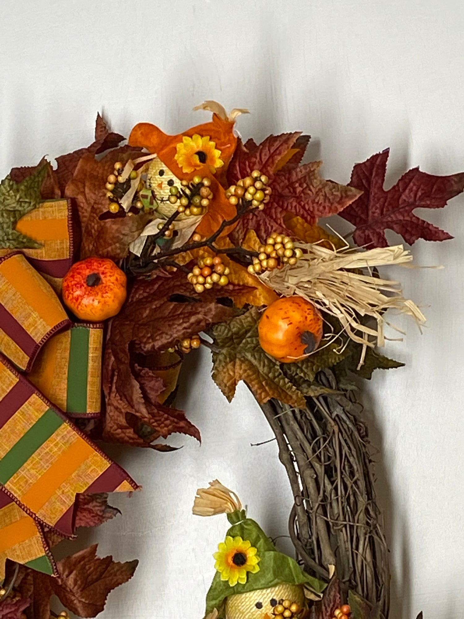 Fall wreath , Thanksgiving wreath , Harvest wreath