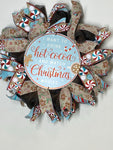 Hot Chocolate Christmas Wreath