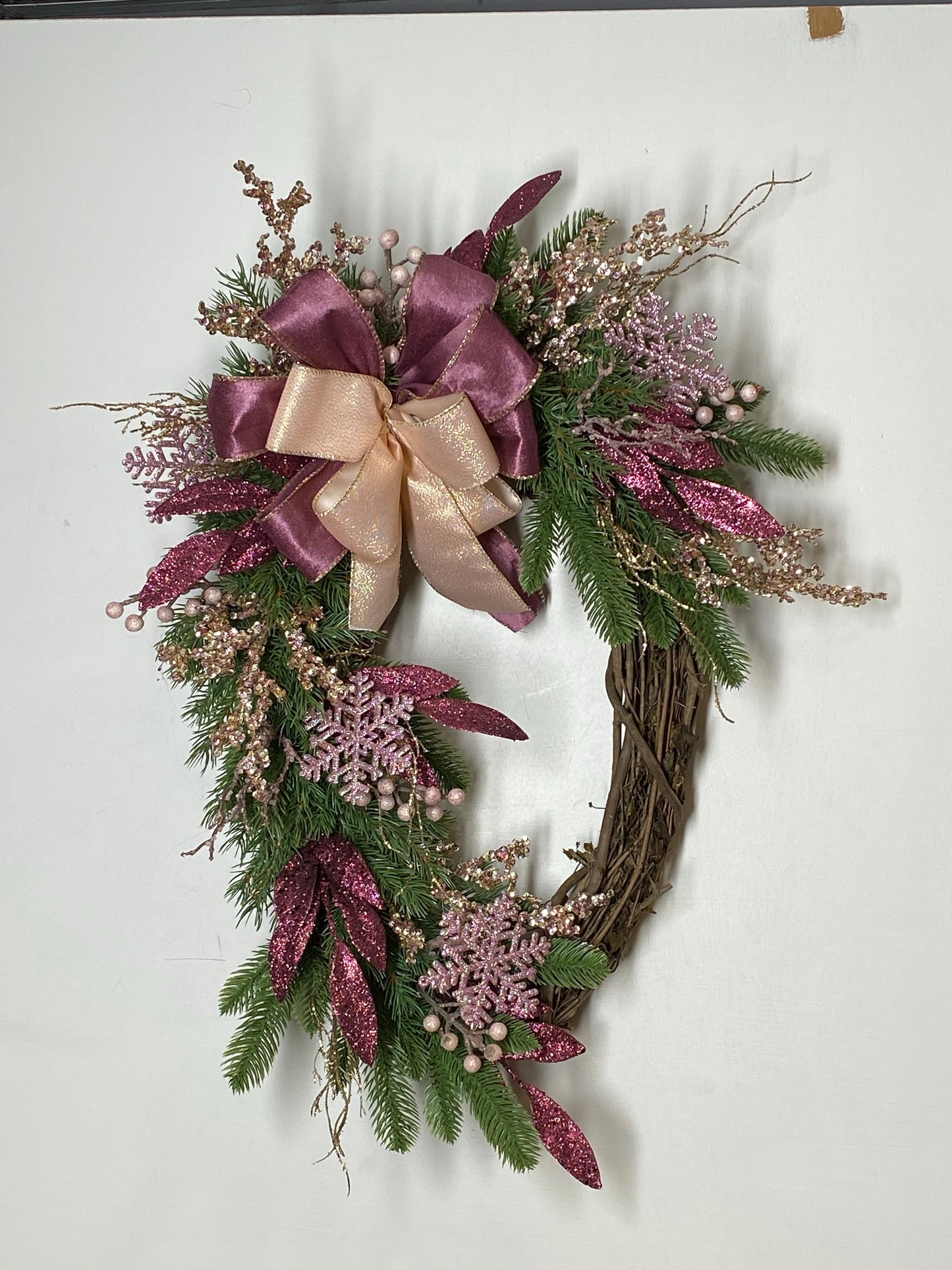 Elegant Christmas wreath,