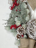Winter wreath , Christmas wreath