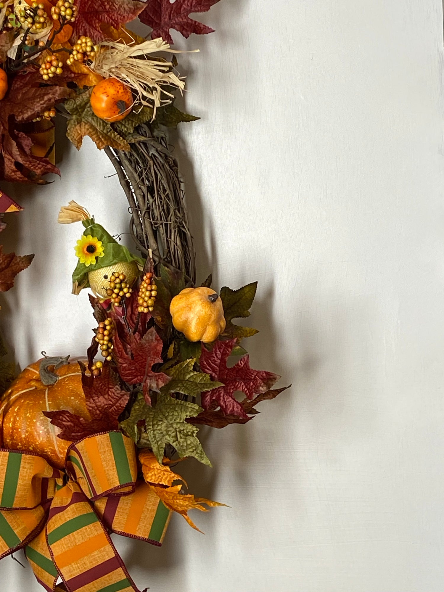 Fall wreath , Thanksgiving wreath , Harvest wreath