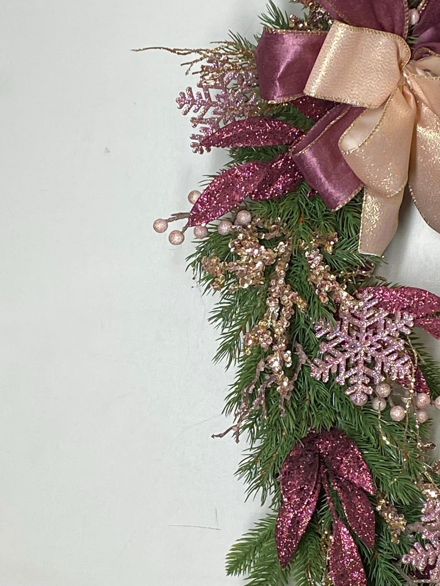 Elegant Christmas wreath,
