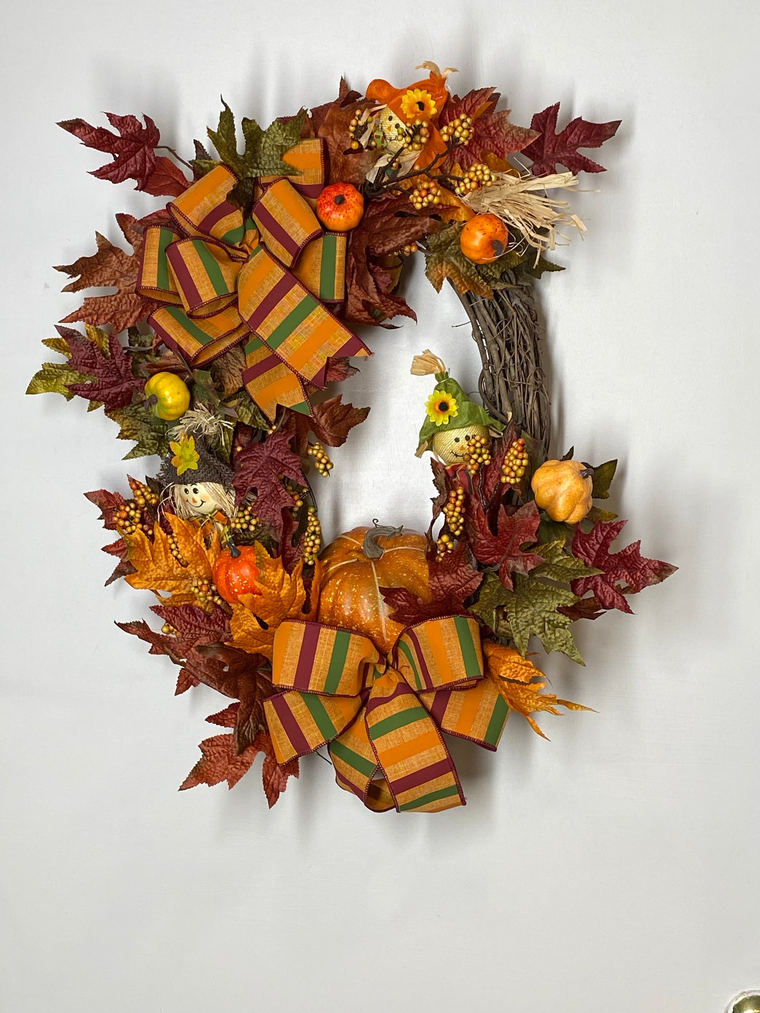 Fall wreath , Thanksgiving wreath , Harvest wreath