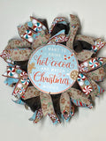 Hot Chocolate Christmas Wreath