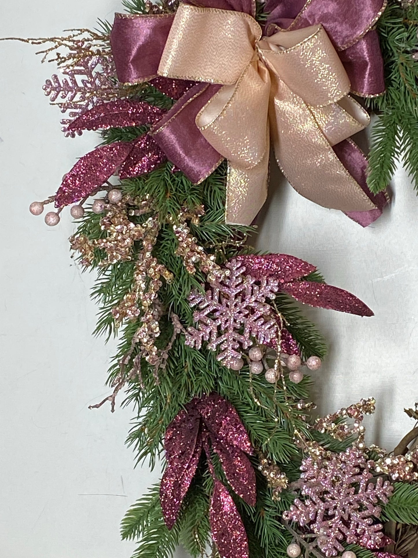 Elegant Christmas wreath,