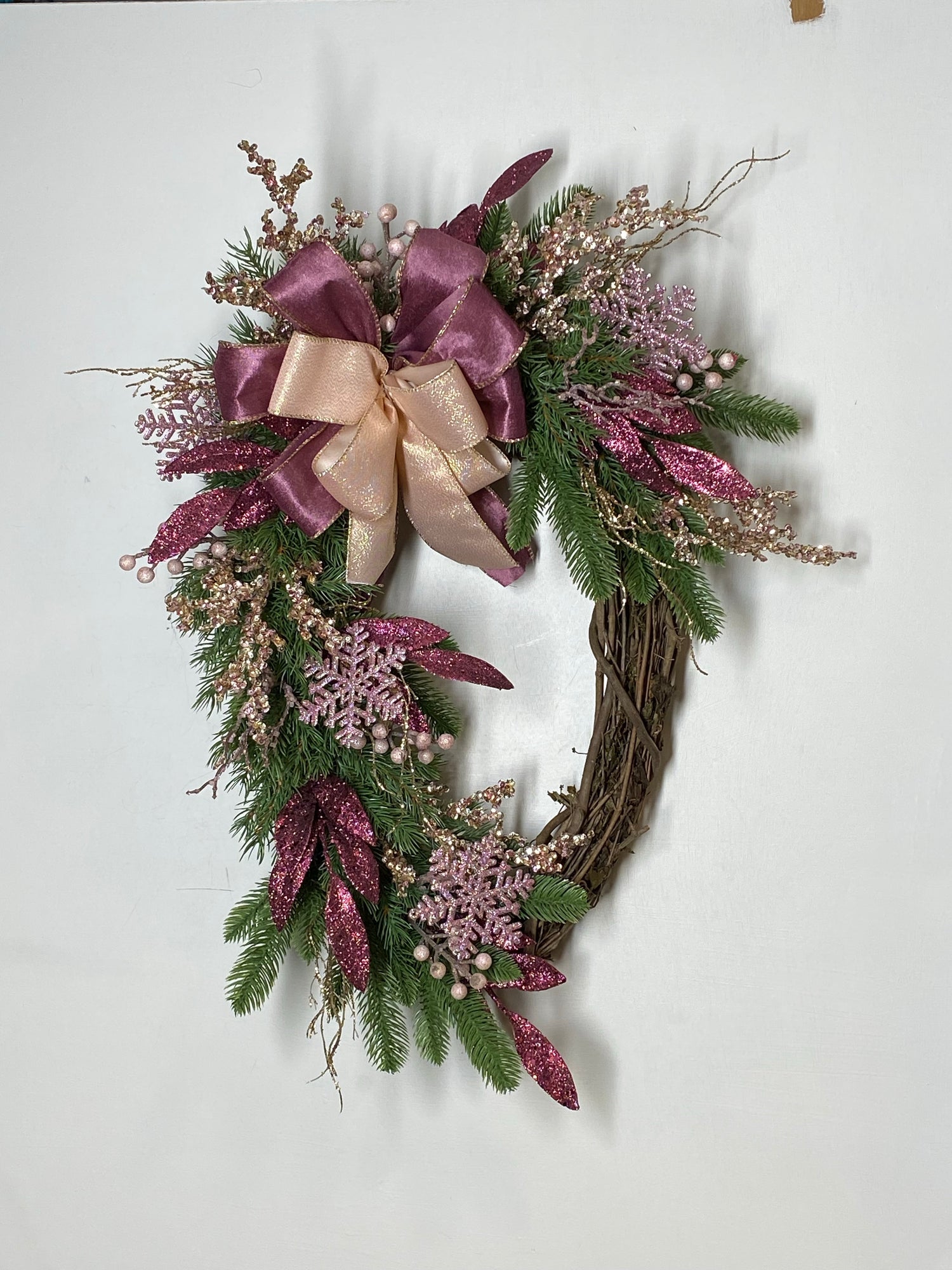 Elegant Christmas wreath,