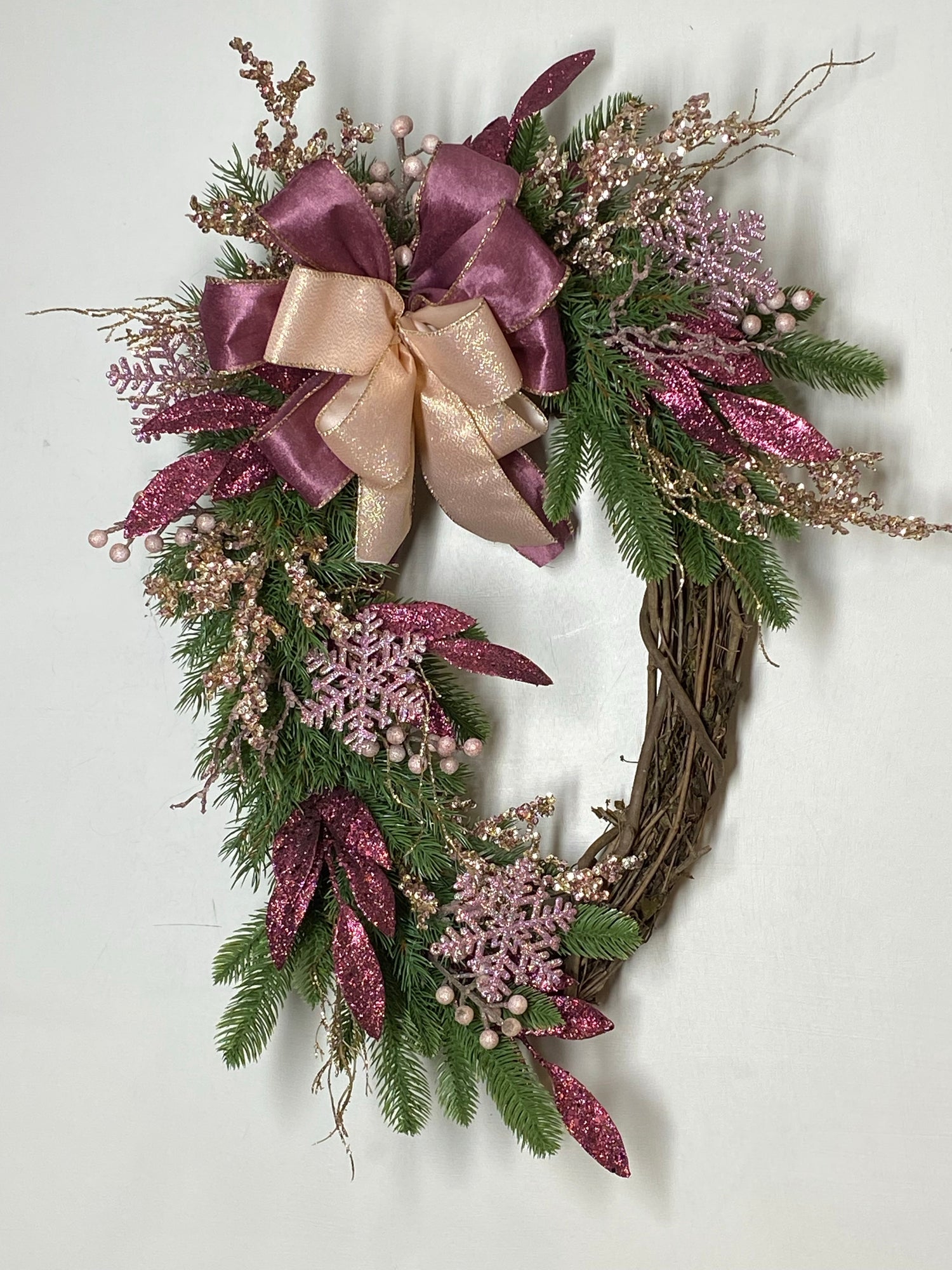 Elegant Christmas wreath,