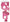 2.5"X 10 YD Large multi dots fuchsia/white ribbon