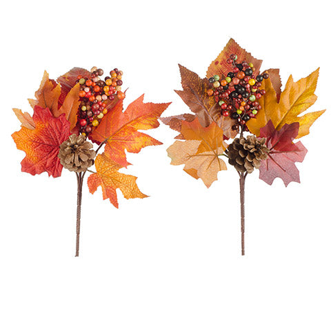 Maple Pick with Pine cone 9 x 12 inches